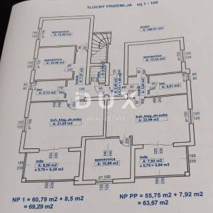 OTOK RAB, BARBAT - 2S+DB na 1.katu novogradnje 65m2