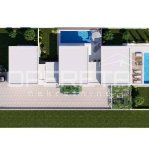 Poreč okolica – moderna kuća u roh-bau fazi, mirna lokacija