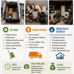 Pražnjenje i čišćenje tavana, podruma i garaža – VSŽ