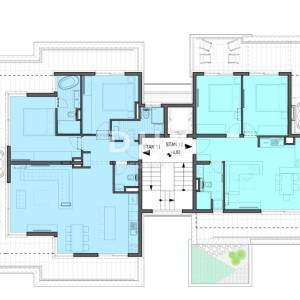 PRIMOŠTEN - Penthouse s velikom terasom s pogledom na more