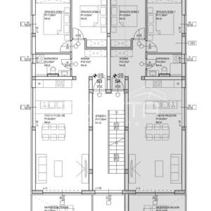 USELJIVO! Privlaka/Zadar - Penthouse A102, 70m od mora