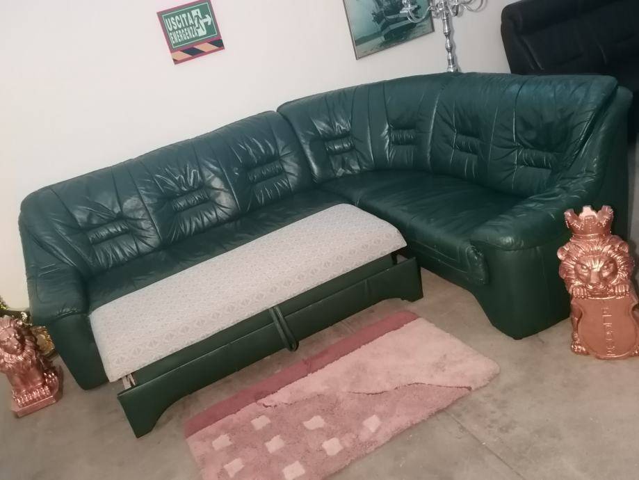 RASTEGLJIVA KOŽNA GARNITURA IZ ŠVEDSKE ! Moguća DOSTAVA !