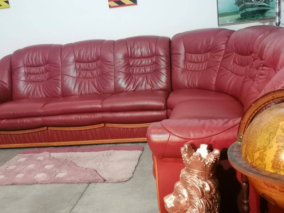 RASTEGLJIVA KOŽNA GARNITURA IZ ŠVEDSKE ! Moguća DOSTAVA !