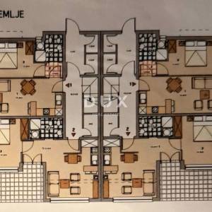 RIJEKA, ZAMET- građevinsko zemljište 3000m2 s pogledom na more s idejnim projektom za stambenu zgradu-stanove 