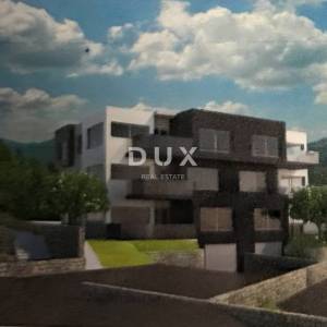 RIJEKA, ZAMET- građevinsko zemljište 3000m2 s pogledom na more s idejnim projektom za stambenu zgradu-stanove 