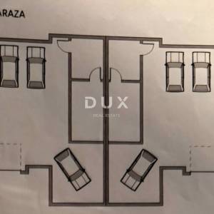 RIJEKA, ZAMET- građevinsko zemljište 3000m2 s pogledom na more s idejnim projektom za stambenu zgradu-stanove 