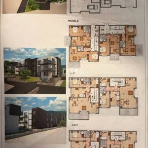 RIJEKA, ZAMET- građevinsko zemljište 3000m2 s pogledom na more s idejnim projektom za stambenu zgradu-stanove 