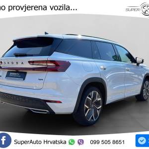 Škoda Kodiaq 2.0 TDI 4x4 DSG Sportline 193 KS, ACC+KEY+KAM+GR SJED+VIRT+LANE
