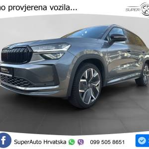Škoda Kodiaq 2.0 TDI DSG 4x4 Sportline 193 KS, ACC+KAM+KEY+GR SJED+VIRT+LANE