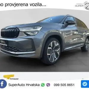 Škoda Kodiaq 2.0 TDI DSG 4x4 Sportline 193 KS, ACC+KAM+KEY+GR SJED+VIRT+LANE