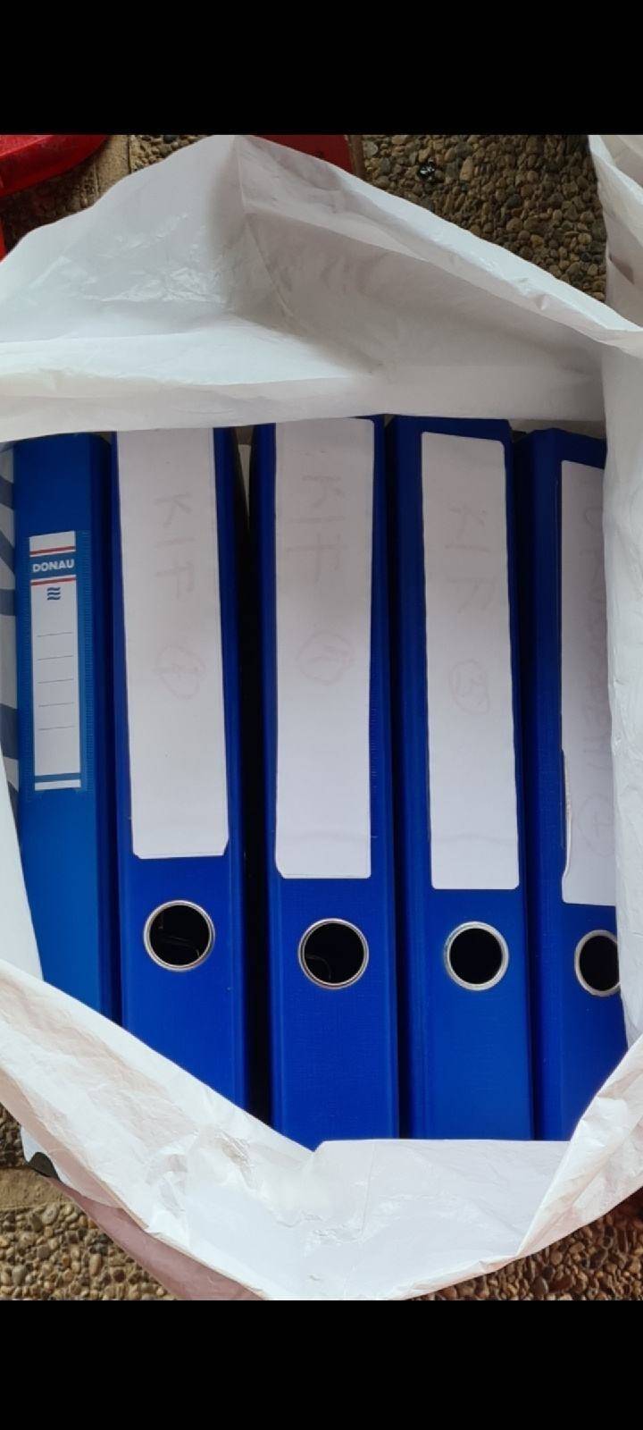 Slaganje sve dokumentacije u registratore