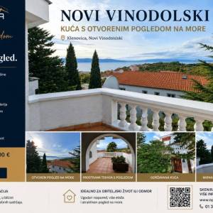 STAMBENA VILA S OTVORENIM POGLEDOM NA MORE, KLENOVICA, NOVI VINODOLSKI