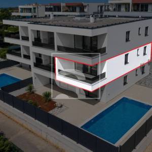 Stan Novigrad, 2soban stan na prvom katu, pogled more