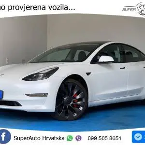 Tesla Model 3 Dual AWD Performance 534 KS, PANO+360+ACC+GR SJED+KEY+VIRT+LANE