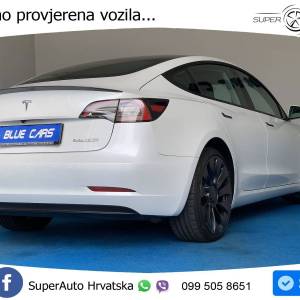 Tesla Model 3 Dual AWD Performance 534 KS, PANO+360+ACC+GR SJED+KEY+VIRT+LANE