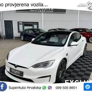Tesla Model S Plaid 1020 KS, PANO+ACC+KAM+GR SJED+KEY+VIRT+LANE