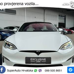 Tesla Model S Plaid 1020 KS, PANO+ACC+KAM+GR SJED+KEY+VIRT+LANE