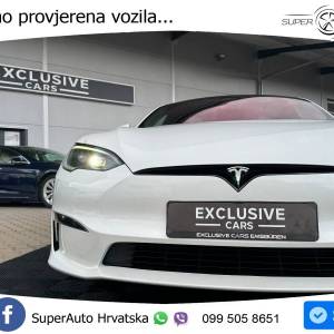 Tesla Model S Plaid 1020 KS, PANO+ACC+KAM+GR SJED+KEY+VIRT+LANE