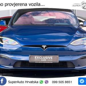 Tesla Model S Plaid 1020 KS, PANO+ZRAČ+KAM+GR SJED+ACC+KEY+VIRT+LANE