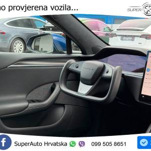 Tesla Model S Plaid 1020 KS, PANO+ZRAČ+KAM+GR SJED+ACC+KEY+VIRT+LANE