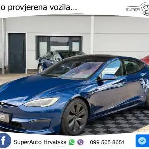 Tesla Model S Plaid 1020 KS, PANO+ZRAČ+KAM+GR SJED+ACC+KEY+VIRT+LANE