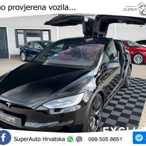 Tesla Model X Palladium 670 KS, PANO+ZRAČ+KAM+GR SJED+ACC+KEY+VIRT+LANE