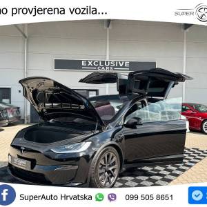 Tesla Model X Palladium 670 KS, PANO+ZRAČ+KAM+GR SJED+ACC+KEY+VIRT+LANE