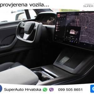Tesla Model X Plaid 1020 KS, PANO+ZRAČNI+360+GR SJED+ACC+KEY+VIRT+LANE