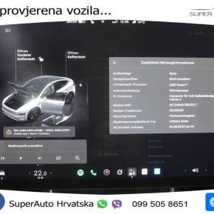 Tesla Model Y Long Range 299 KS, PANO+ACC+KAM+GR SJED+LED+LANE