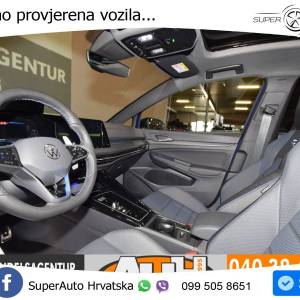 VW Golf VIII 2.0 TSI 4M DSG Black Style 333 KS, PANO+360+GR SJED+ACC+AKROPOVIC