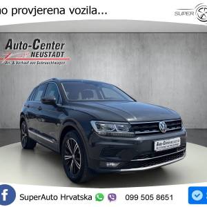 VW Tiguan 2.0 TDI DSG Highline 150 KS, ACC+KAM+KEY+GR SJED+LED+LANE