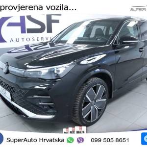 VW Tiguan 2.0 TSI 4M DSG R-Line 204 KS, LED+ACC+PANO+GR SJED+360+PARK+MASAŽA