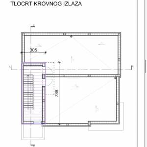 ZADAR, BIBINJE - Dvosobni stan s krovnom terasom na atraktivnoj lokaciji S5