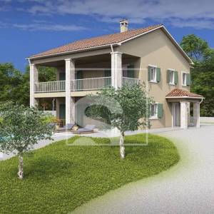 Žminj - građevinsko zemljište s građevinskom dozvolom