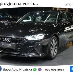 Audi A4 40 TDI quattro Aut. S line 204 KS, LED+KAM+GR SJED+VIRT