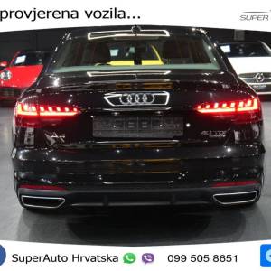 Audi A4 40 TDI quattro Aut. S line 204 KS, LED+KAM+GR SJED+VIRT