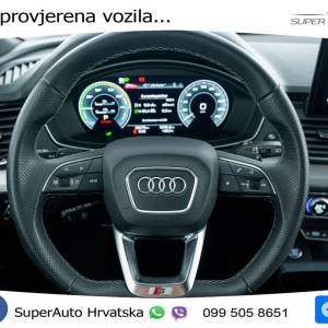 Audi Q5 SB 50 TFSIe quattro S tronic 2xS line 299 KS, ZRAČNI+360+GR SJED+VIRT