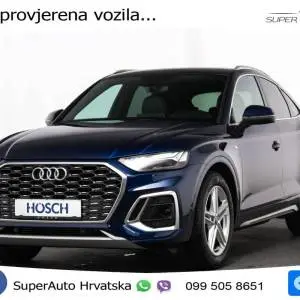 Audi Q5 SB 50 TFSIe quattro S tronic 2xS line 299 KS, ZRAČNI+360+GR SJED+VIRT
