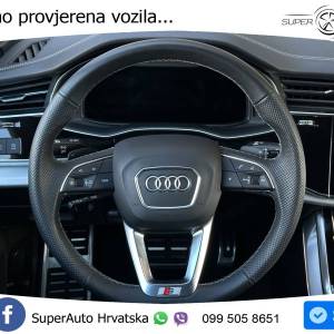 Audi Q8 50 TDI quattro Aut. S line 286 KS, ZRAČNI+KAM+LED+GR SJED+VIRT+ASIST