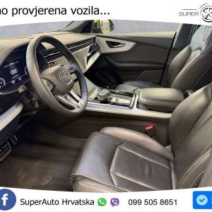 Audi Q8 50 TDI quattro Aut. 3xS line 286 KS, ZRAČ+KAM+ACC+GR SJED+HEAD+KEY+LANE