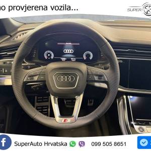 Audi Q8 50 TDI quattro Aut. 3xS line 286 KS, ZRAČ+KAM+ACC+GR SJED+HEAD+KEY+LANE