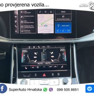 Audi Q8 50 TDI quattro Aut. S line 286 KS, ZRAČ+360+KEY+GR SJED+VIRT+LANE