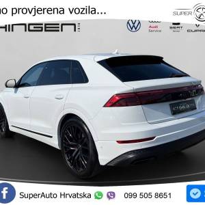 Audi Q8 50 TDI quattro Aut. S line 286 KS, ZRAČ+360+KEY+GR SJED+VIRT+LANE