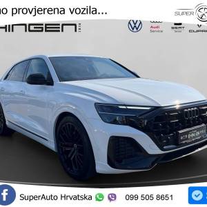 Audi Q8 50 TDI quattro Aut. S line 286 KS, ZRAČ+360+KEY+GR SJED+VIRT+LANE