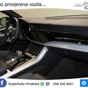 Audi Q8 50 TDI quattro Aut. S line 286 KS, PANO+ZRAČ+KAM+GR SJED+KEY+VIRT+LANE