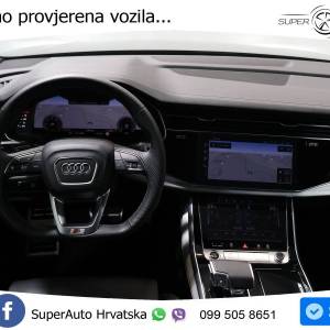Audi Q8 50 TDI quattro Aut. S line 286 KS, PANO+ZRAČ+KAM+GR SJED+KEY+VIRT+LANE