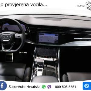 Audi Q8 50 TDI quattro Aut. S line 286 KS, PANO+ZRAČ+KAM+GR SJED+KEY+VIRT+LANE