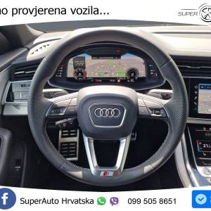 Audi Q8 50 TDI quattro Aut. S line 286 KS, PANO+ZRAČ+360+GR SJED+ACC+KEY+LANE