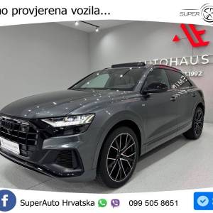 Audi Q8 55 TFSI quattro Aut. S line 340 KS, ZRAČNI+ACC+360+GR SJED+HEAD+PANO