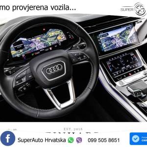 Audi Q8 55 TFSI quattro Aut. S line 340 KS, ZRAČNI+ACC+360+GR SJED+HEAD+PANO